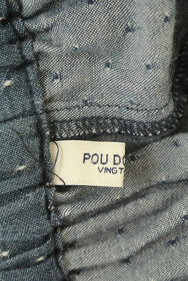 POU DOU DOU（プードゥドゥ）の古着「ドット柄ダンガリーミモレ丈パンツ（パンツ）」大画像６へ