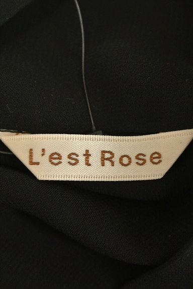 L'EST ROSE（レストローズ）の古着「ボウタイリボンシフォンブラウス（ブラウス）」大画像６へ
