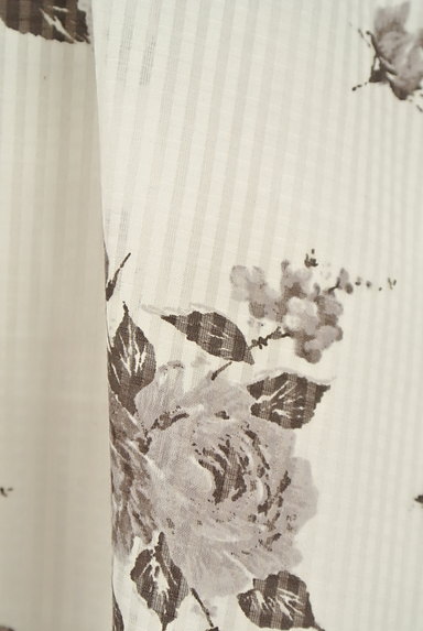 L'EST ROSE（レストローズ）の古着「ミディ丈花柄シアーフレアスカート（スカート）」大画像５へ