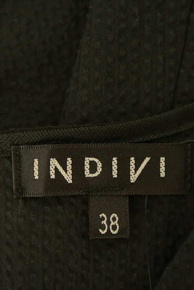 INDIVI（インディヴィ）の古着「ループベルト付きワンピース（ワンピース・チュニック）」大画像６へ