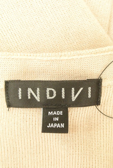 INDIVI（インディヴィ）の古着「ウエストリボンバックシフォンカーディガン（カーディガン・ボレロ）」大画像６へ