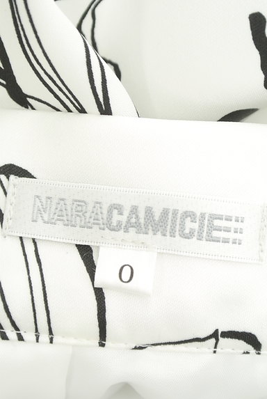 NARA CAMICIE（ナラカミーチェ）の古着「ミディ丈モノトーンフレアスカート（スカート）」大画像６へ