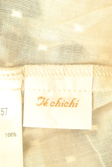 Te chichi（テチチ）の古着「衿リボンレースブラウス（カットソー・プルオーバー）」大画像６へ