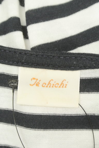 Te chichi（テチチ）の古着「フロントリボンボーダーカットソー（カットソー・プルオーバー）」大画像６へ