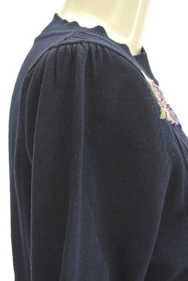 Couture Brooch（クチュールブローチ）の古着「フラワーモチーフニット（ニット）」大画像５へ