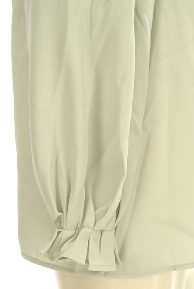 Couture Brooch（クチュールブローチ）の古着「リボン付袖ギャザーブラウス（カットソー・プルオーバー）」大画像５へ