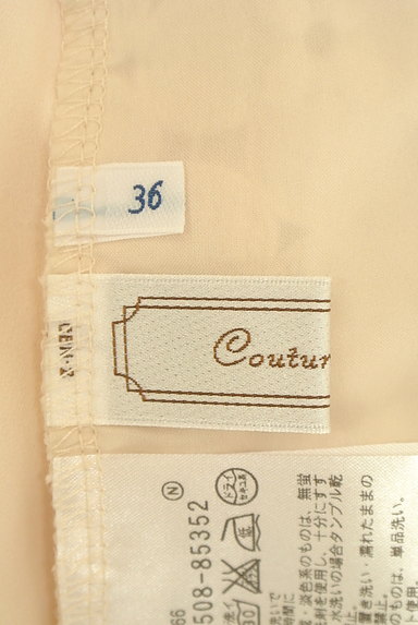 Couture Brooch（クチュールブローチ）の古着「ガーリー肩リボンシフォントップス（カットソー・プルオーバー）」大画像６へ
