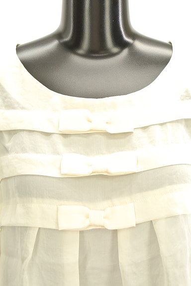Couture Brooch（クチュールブローチ）の古着「ガーリー光沢シフォンブラウス（カットソー・プルオーバー）」大画像４へ
