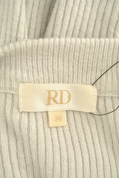 RD ROUGE DIAMANT（アールディー　ルージュ　ディアマン）の古着「袖フリルラメリブニット（ニット）」大画像６へ