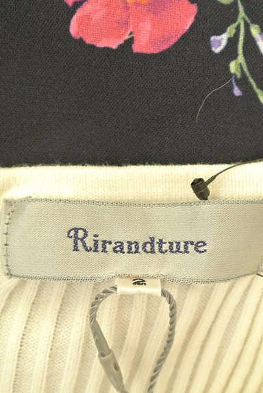 Rirandture（リランドチュール）の古着「リブニット×花柄ドッキングワンピース（ワンピース・チュニック）」大画像６へ