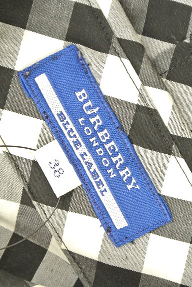 BURBERRY BLUE LABEL（バーバリーブルーレーベル）の古着「美シルエットチェック柄ブラウス（カジュアルシャツ）」大画像６へ