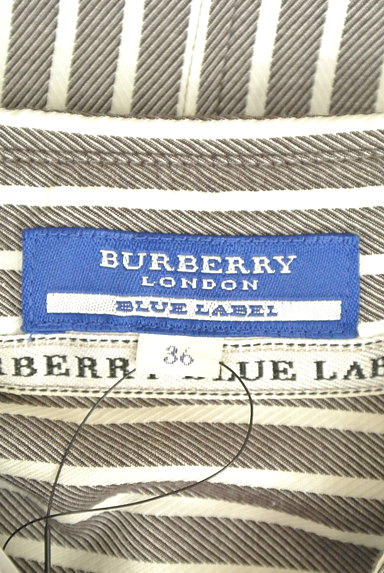 BURBERRY BLUE LABEL（バーバリーブルーレーベル）の古着「ネクタイ付き美シルエットシャツ（カジュアルシャツ）」大画像６へ