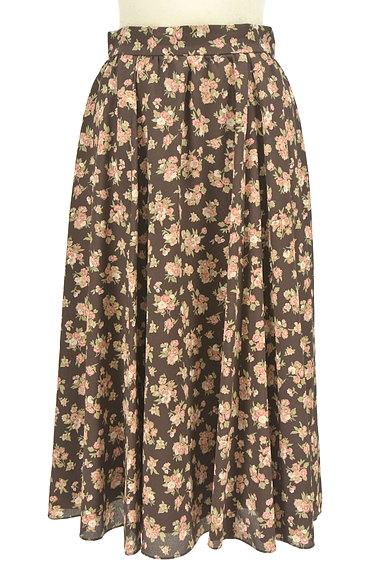 LAISSE PASSE（レッセパッセ）の古着「花柄ミモレ丈スカート（ロングスカート・マキシスカート）」大画像１へ