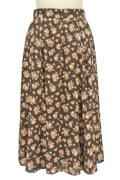 LAISSE PASSE（レッセパッセ）の古着「花柄ミモレ丈スカート（ロングスカート・マキシスカート）」大画像２へ
