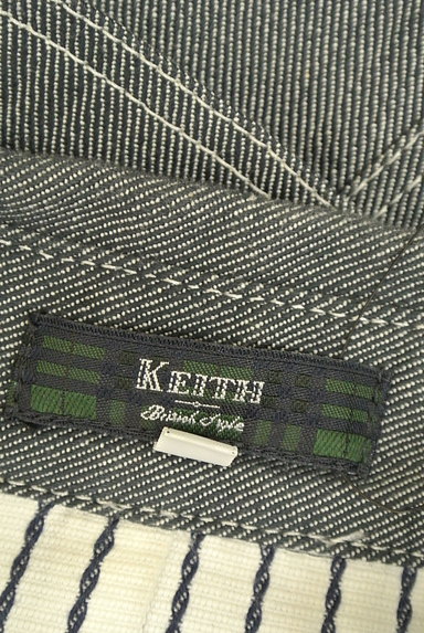KEITH（キース）の古着「袖ボーダー大人デニムジャケット（ジャケット）」大画像６へ