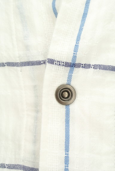 SCHLUSSEL（シュリセル）の古着「格子柄半袖オープンカラーシャツ（カジュアルシャツ）」大画像５へ