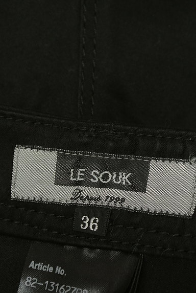 LE SOUK（ルスーク）の古着「シンプルハイウエスト黒ショートパンツ（ショートパンツ・ハーフパンツ）」大画像６へ