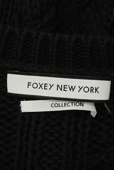 FOXEY（フォクシー）の古着「ケーブル編み５分袖ニットカーディガン（カーディガン・ボレロ）」大画像６へ