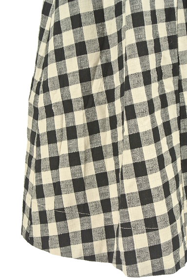coen（コーエン）の古着「ナチュラルチェック柄ロングスカート（ロングスカート・マキシスカート）」大画像５へ