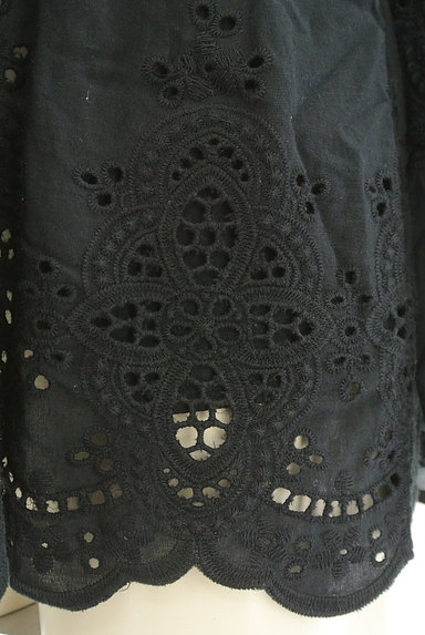 axes femme（アクシーズファム）の古着「カットワーク刺繍ブルゾン（ブルゾン・スタジャン）」大画像５へ