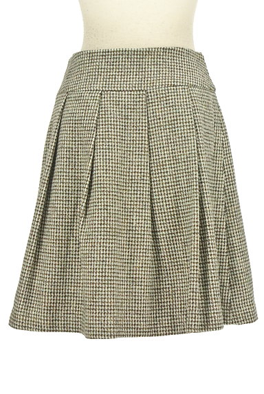 Couture Brooch（クチュールブローチ）の古着「タックフレア膝上スカート（スカート）」大画像２へ