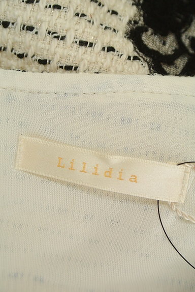 Lilidia（リリディア）の古着「ラメツイード裾レースカットソー（カットソー・プルオーバー）」大画像６へ
