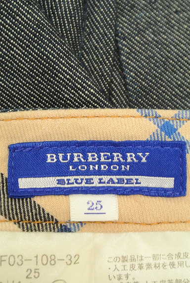BURBERRY BLUE LABEL（バーバリーブルーレーベル）の古着「ロールアップクロップドデニム（デニムパンツ）」大画像６へ