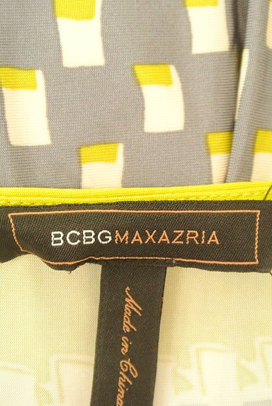 BCBG MaxAzria（ビーシービージーマックスアズリア）の古着「幾何学バイカラー５分袖ワンピース（ワンピース・チュニック）」大画像６へ