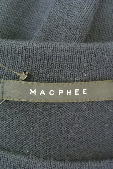 MACPHEE（マカフィー）の古着「大人シンプルボートネックニット（ニット）」大画像６へ