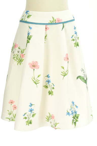 M'S GRACY（エムズグレイシー）の古着「カラフル花柄フレアひざ丈スカート（スカート）」大画像１へ