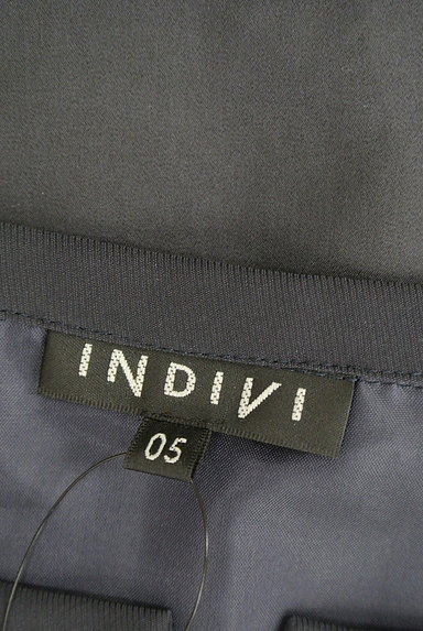 INDIVI（インディヴィ）の古着「切替ひざ丈ドッキングワンピース（ワンピース・チュニック）」大画像６へ