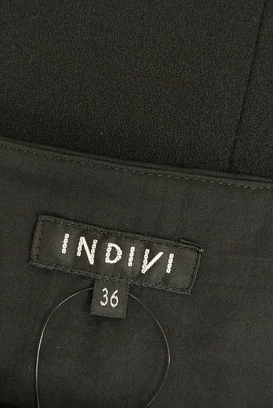 INDIVI（インディヴィ）の古着「裾プリーツＡライン７分袖ひざ丈ワンピ（ワンピース・チュニック）」大画像６へ