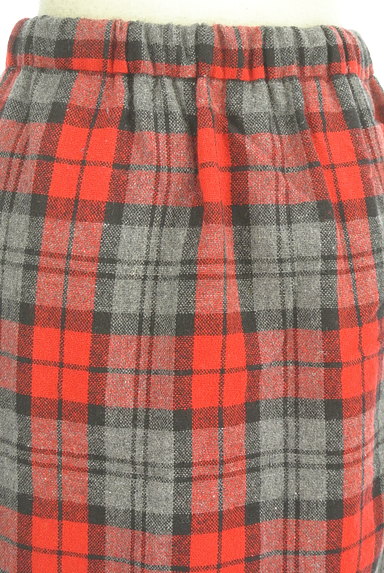 CHILD WOMAN（チャイルドウーマン）の古着「ウールチェック膝上丈バルーンスカート（スカート）」大画像５へ