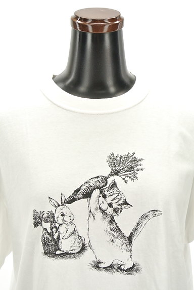 Franche lippee（フランシュリッペ）の古着「アニマルプリントTシャツ（Ｔシャツ）」大画像４へ