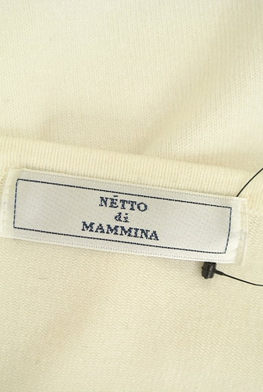 NETTO di MAMMINA（ネットデマミーナ）の古着「フリル＆ビジュー襟７分袖ニット（ニット）」大画像６へ