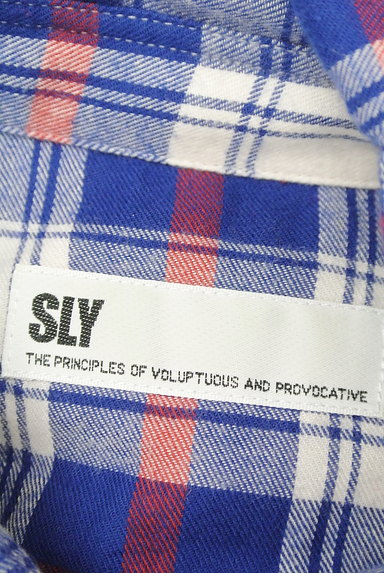 SLY（スライ）の古着「チェック柄フランネルシャツ（カジュアルシャツ）」大画像６へ