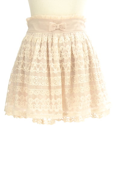 LIZ LISA（リズリサ）の古着「ガーリ刺繍レースミニスカート（ショートパンツ・ハーフパンツ）」大画像１へ