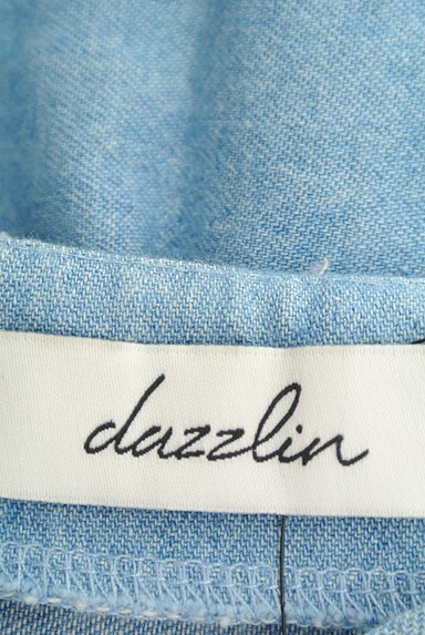 dazzlin（ダズリン）の古着「小花刺繍膝丈ダンガリーワンピース（ワンピース・チュニック）」大画像６へ