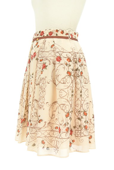 LAISSE PASSE（レッセパッセ）の古着「アンティーク花柄ひざ上丈スカート（スカート）」大画像３へ