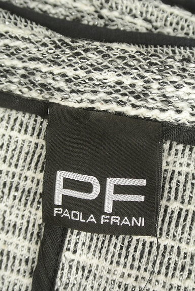 PF by PAOLA FRANI（ピーエッフェバイパオラフラーニ）の古着「ノーカラーラメツイードジャケット（ジャケット）」大画像６へ