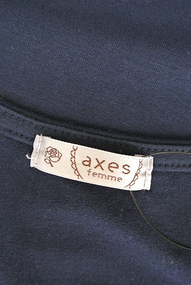 axes femme（アクシーズファム）の古着「リボン付きシアースリーブカットソー（カットソー・プルオーバー）」大画像６へ