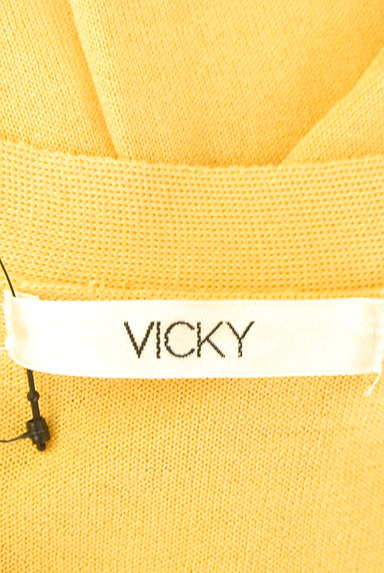 VICKY（ビッキー）の古着「ロング丈カラーニットカーデ（カーディガン・ボレロ）」大画像６へ