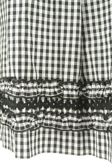 GALLERY VISCONTI（ギャラリービスコンティ）の古着「上品フリルチェック柄スカート（スカート）」大画像５へ