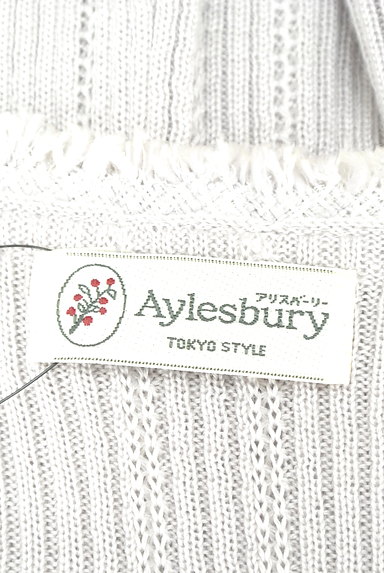Aylesbury（アリスバーリー）の古着「ツイードリボン編みリブカーディガン（カーディガン・ボレロ）」大画像６へ