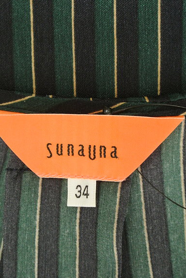 SunaUna（スーナウーナ）の古着「マルチストライプ７分袖カットソー（カットソー・プルオーバー）」大画像６へ