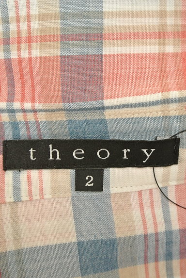 theory（セオリー）の古着「チェック柄ロングシャツ（カジュアルシャツ）」大画像６へ