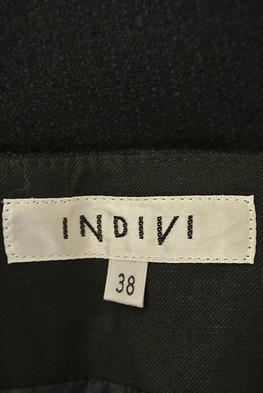 INDIVI（インディヴィ）の古着「裾シアー膝下丈タックスカート（スカート）」大画像６へ