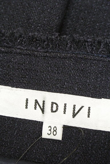 INDIVI（インディヴィ）の古着「フリンジノーカラージャケット（ジャケット）」大画像６へ