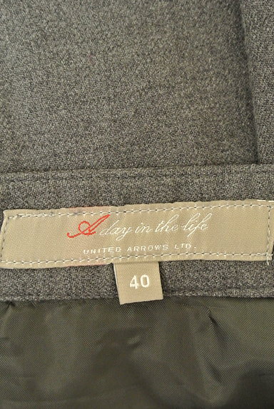 UNITED ARROWS（ユナイテッドアローズ）の古着「シンプル膝下丈タックフレアスカート（スカート）」大画像６へ
