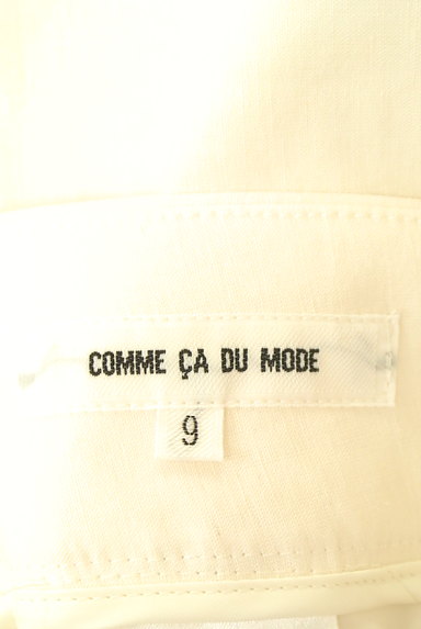 COMME CA DU MODE（コムサデモード）の古着「リネンミックステーパードパンツ（パンツ）」大画像６へ